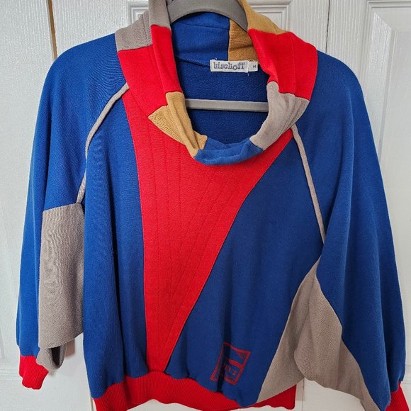 Rad Vintage Funnel Neck Sweatshirt - Picture 1 of 2
